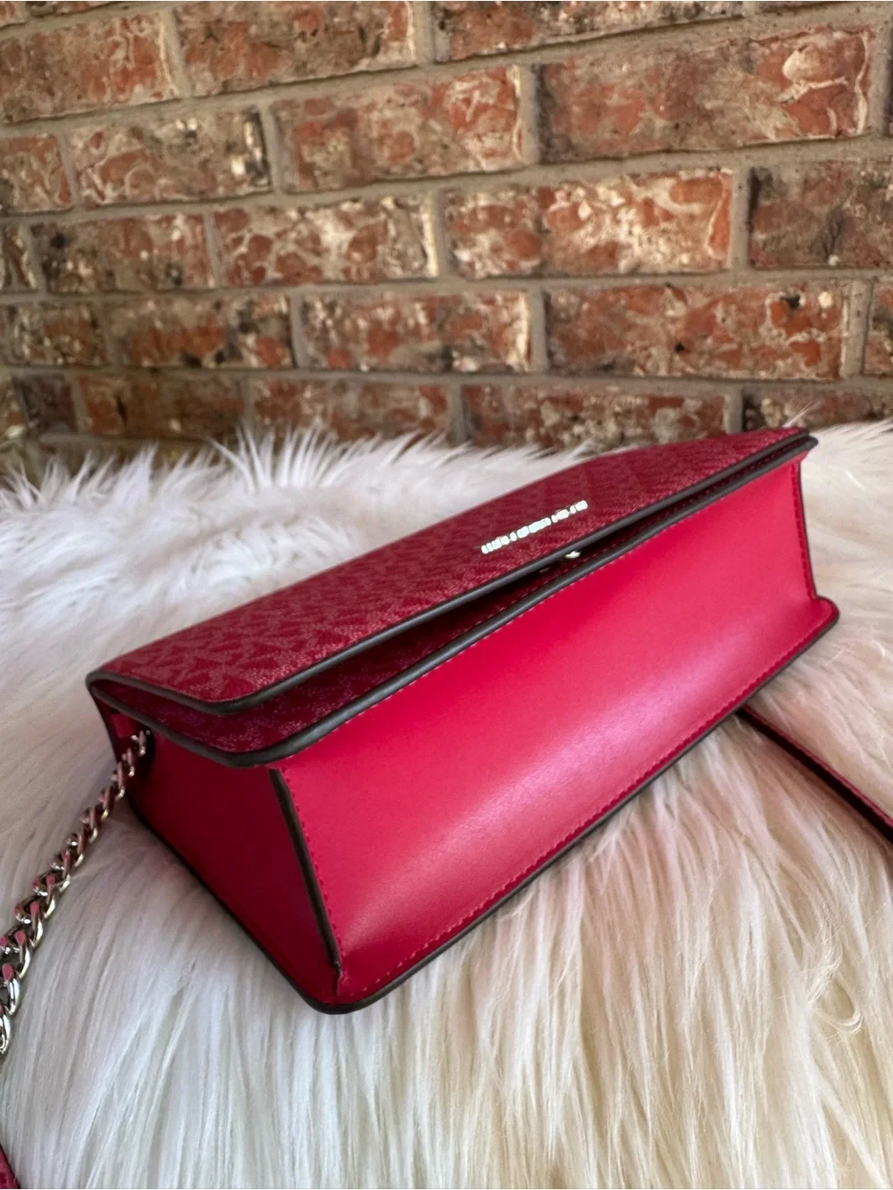 Michael Kors Pink Signature Crossbody Bag